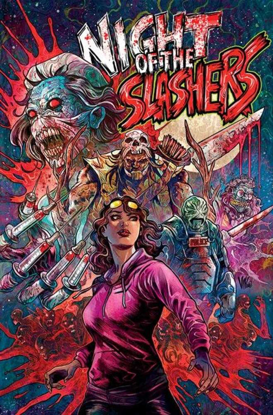 Night Of The Slashers (2024) #3 Cover B Riccardi (Mature)