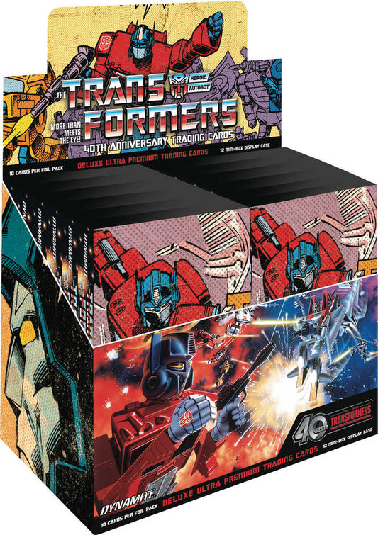 Transformers 40th Ann Deluxe Premium Trading Card Pack