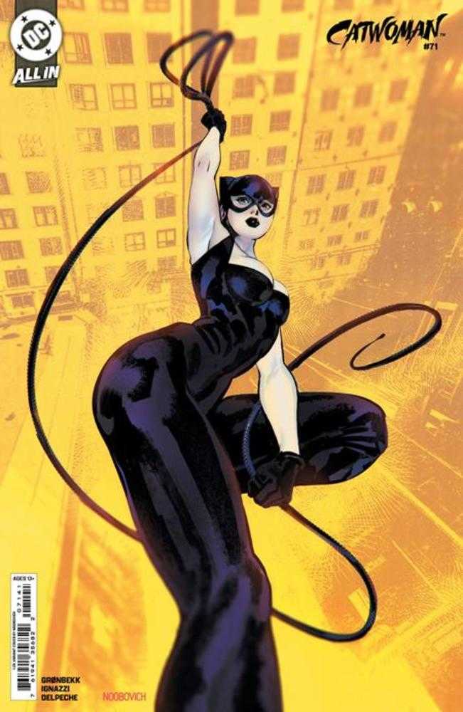 Catwoman #71 Cover E 1 in 25 Noobovich Card Stock Variant