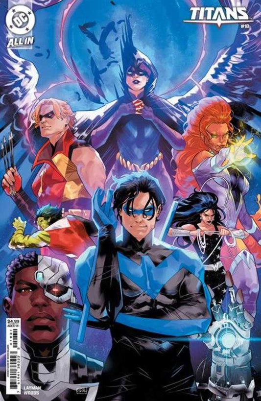 Titans (2023) #18 Cover B Edwin Galmon Card Stock Variant