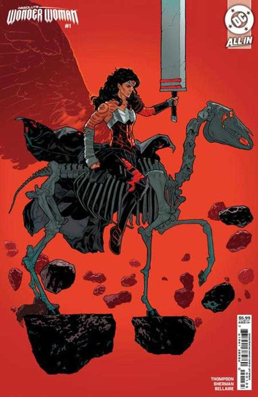 Absolute Wonder Woman (2024) # 1 (2nd Print) Cover B Jeff Spokes Card Stock Variant