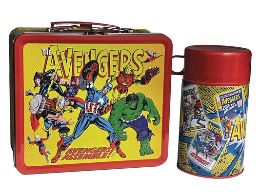 Tin Titans Avengers Assemble Previews Exclusive Lunch Box W/Bev Container (C