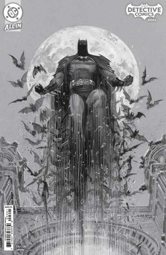 Detective Comics (2016) #1093 Cover D 1 in 25 Juan Ferreyra Black & White Card Stock Variant