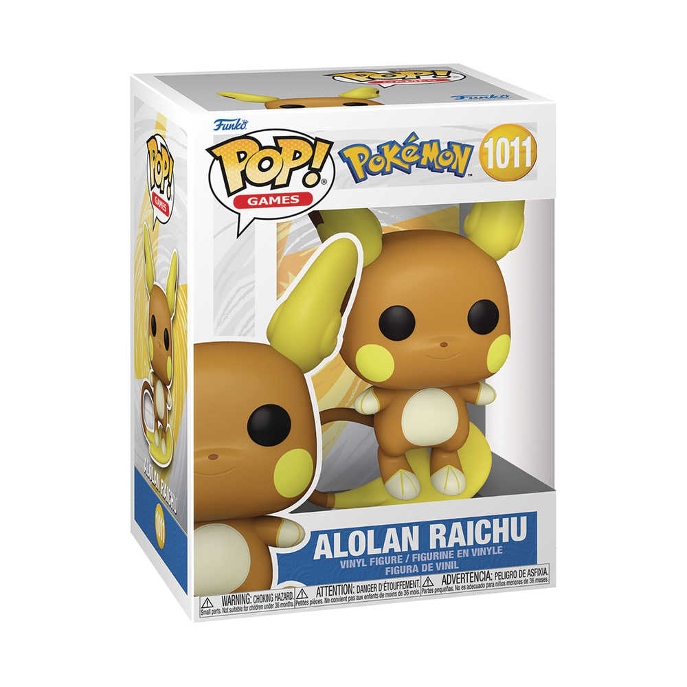 Pop Games Pokemon Raichu Alolan Vinyl Figure