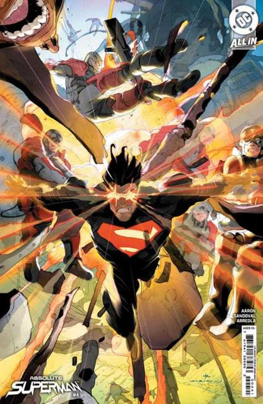 Absolute Superman (2024) # 4 Cover D 1 in 25 Keron Grant Card Stock Variant