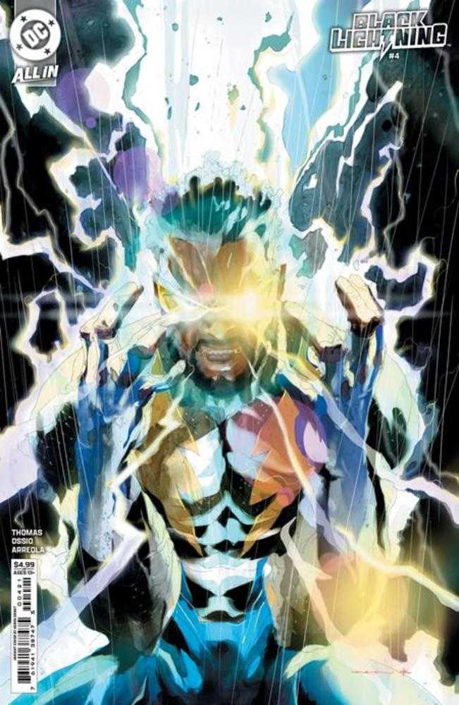 Black Lightning (2024) #4 Cover B Keron Grant Card Stock Variant