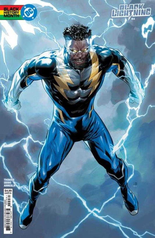 Black Lightning #4 Cover C Ryan Benjamin Black History Month Card Stock Variant