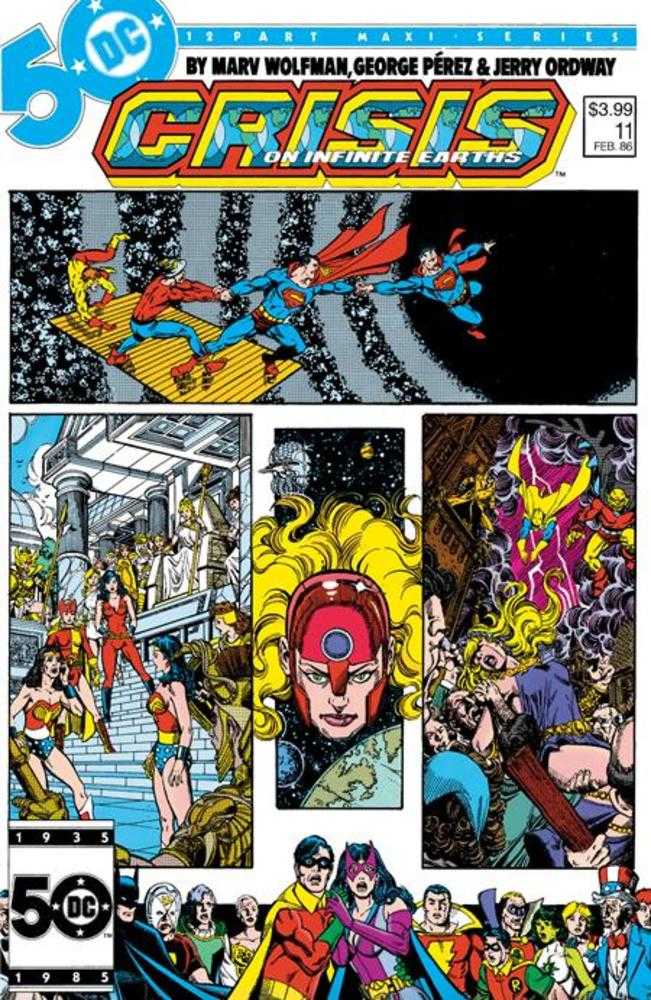 Crisis On Infinite Earths #11 (of 12) Facsimile Edition Cover A George Perez