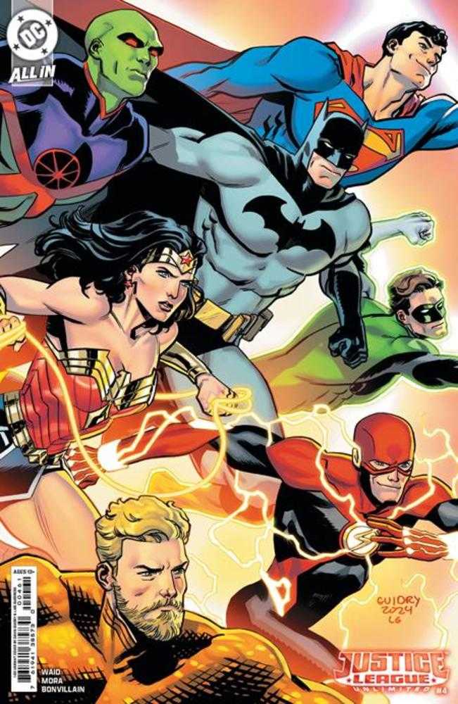 Justice League Unlimited #4 Cover G 1 in 50 Gavin Guidry Card Stock Variant