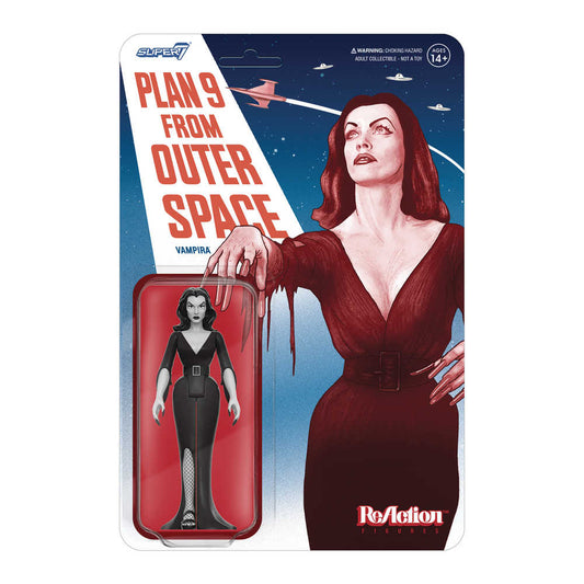 Vampira Reaction Wv1 Vampira Plan 9 Grayscale Action Figure