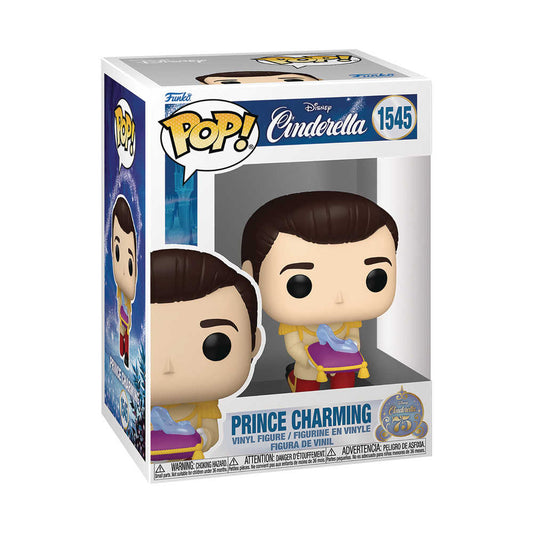 Pop Disney Cinderellas 75th Prince Charming Figure