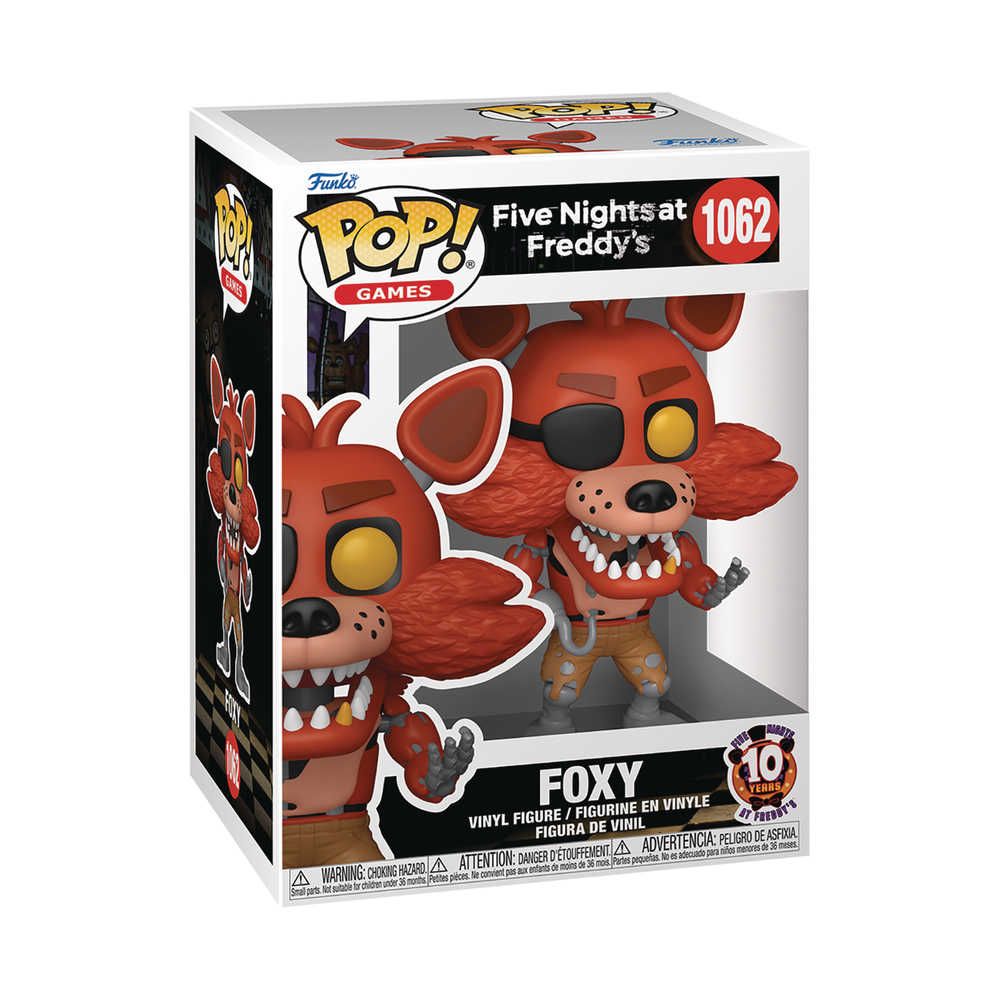 Pop Games Fnaf 10y Anniversary Foxy Figure