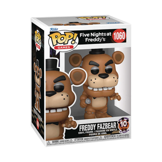 Pop Games Fnaf 10y Anniversary Freddy Figure