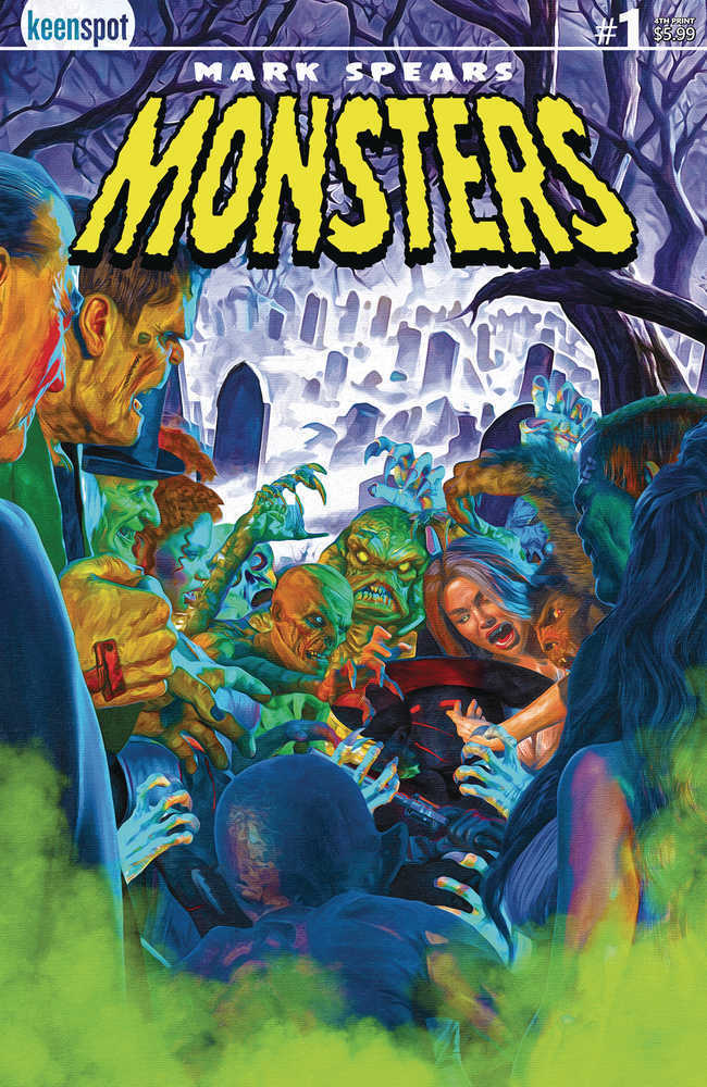 Mark Spears Monsters (2024) #1 (4th Print) Cover A Graveyard