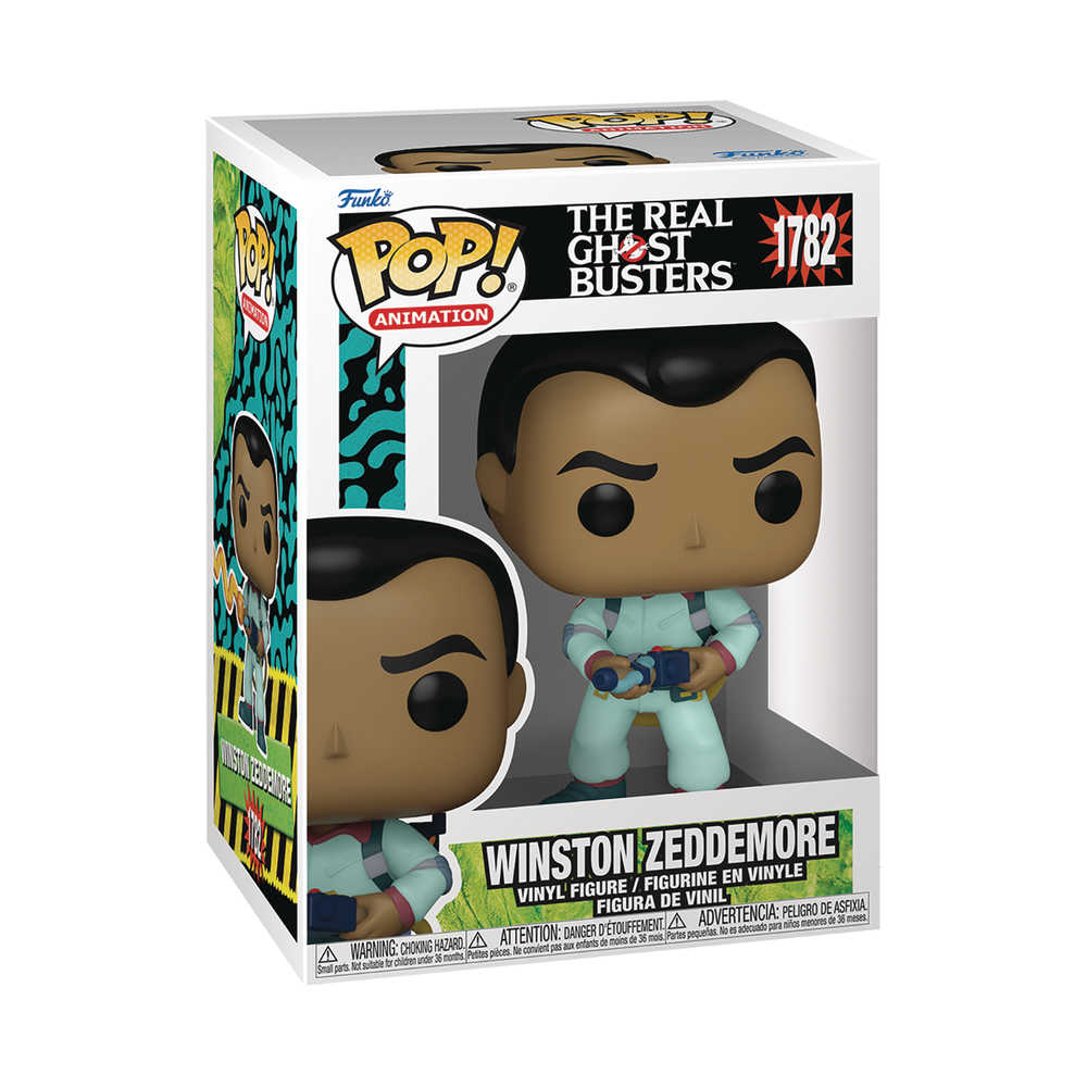 Pop Animation Real Ghostbusters Winston Zeddemore Figure