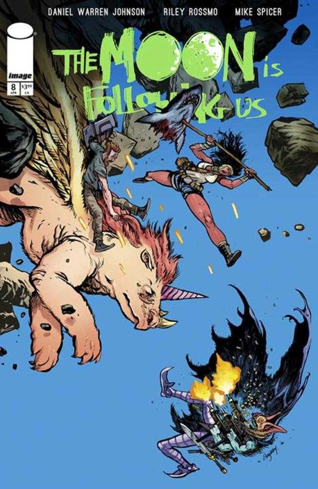 Moon Is Following Us (2024) # 8 (of 10) Cover B Daniel Warren Johnson & Mike Spicer Variant