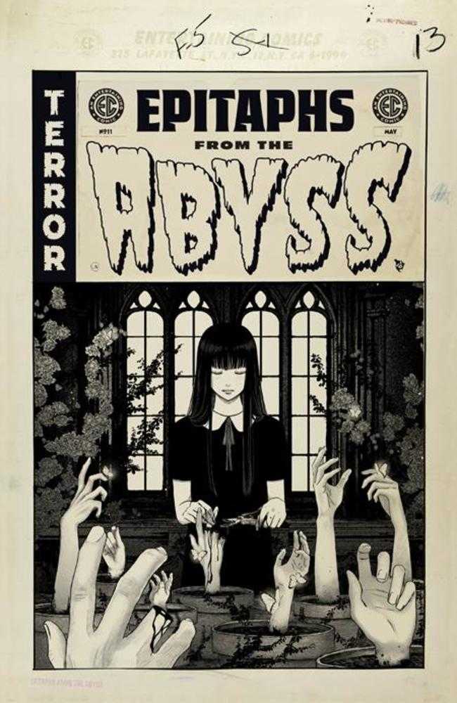 EC Epitaphs From The Abyss (2024) #11 (of 12) Cover D Anwita Citriya B&W 1:20 Artist Edition Variant