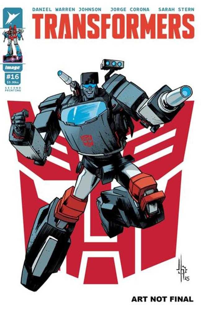 Transformers (2023) #16 (2nd Print) Cover B Jason Howard Autobot Variant