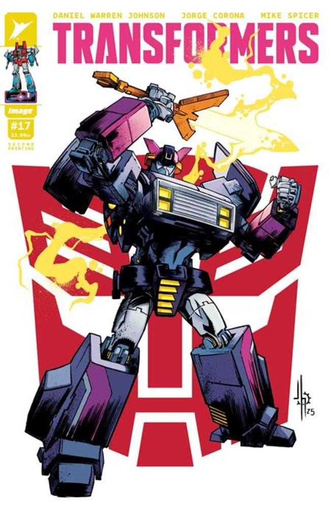 Transformers (2023) #17 (2nd Print) Cover B Jason Howard Autobot Variant