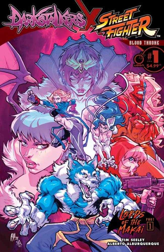 Darkstalkers X Street Fighter: Blood Throne (2025) One-Shot Cover A Alberto Alburquerque
