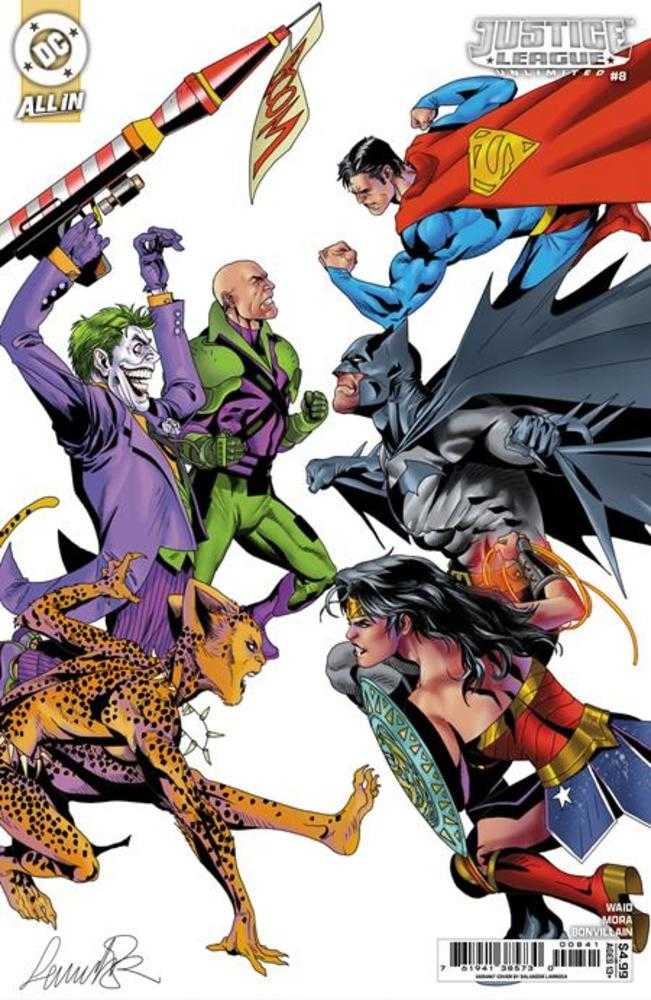 Justice League Unlimited (2024) # 8 Cover D Salvador Larroca Variant