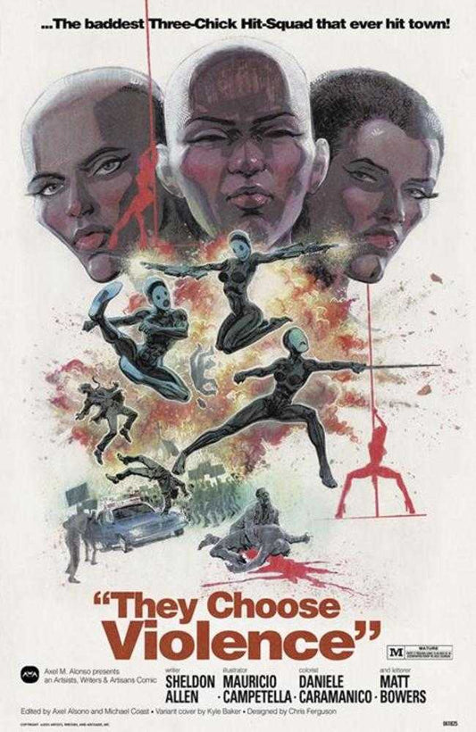 They Choose Violence (2025) #1 (of 5) Cover B Kyle Baker Variant (Mature)