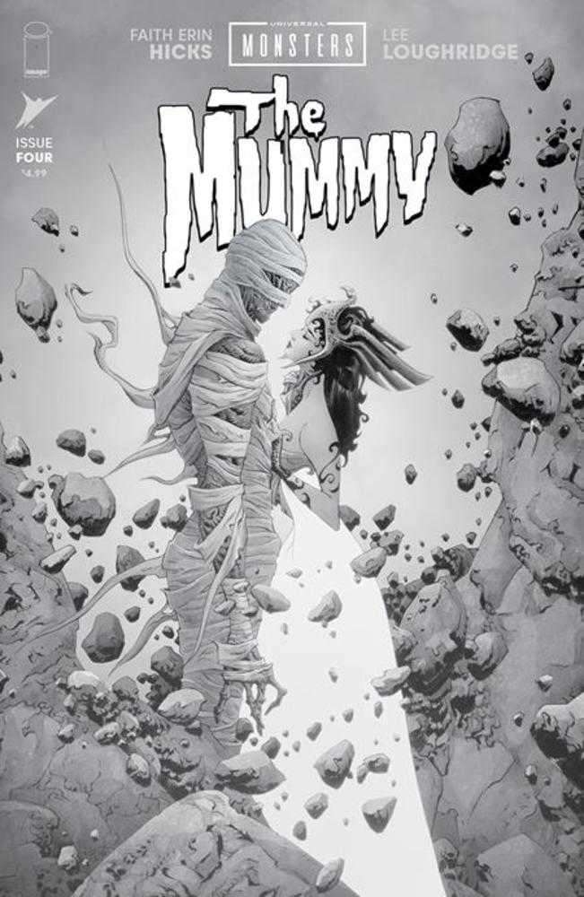 Universal Monsters: The Mummy (2025) #4 (of 4) Cover D Jae Lee Classic Horror B&W 1:25 Variant