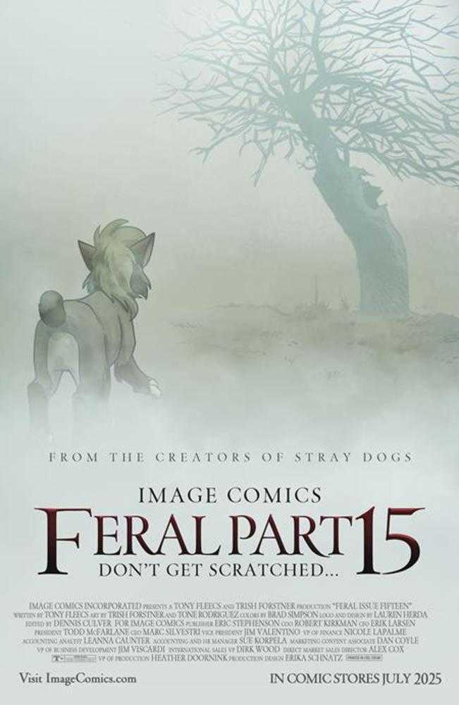 Feral (2024) #15 Cover B Trish Forstner & Allen Passalaqua Variant