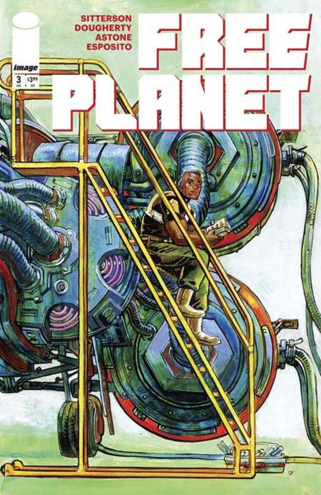 Free Planet (2025) #3 Cover B Jed Dougherty Ladder Variant