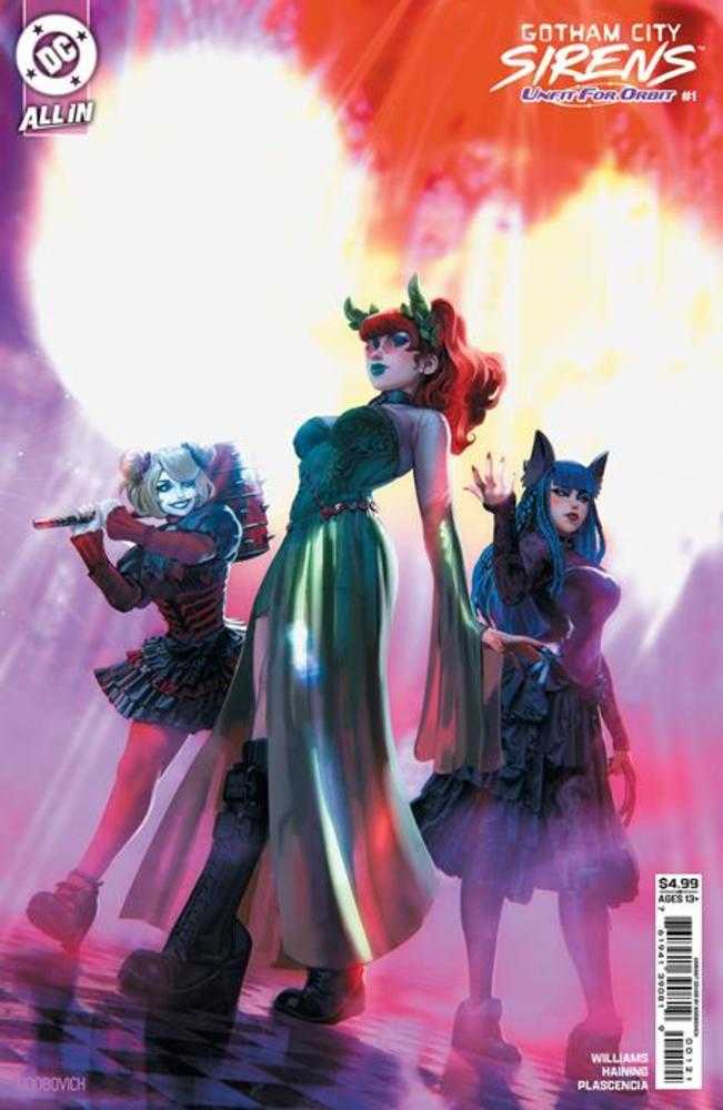 Gotham City Sirens: Unfit For Orbit (2025) #1 (of 5) Cover B Noobovich Variant