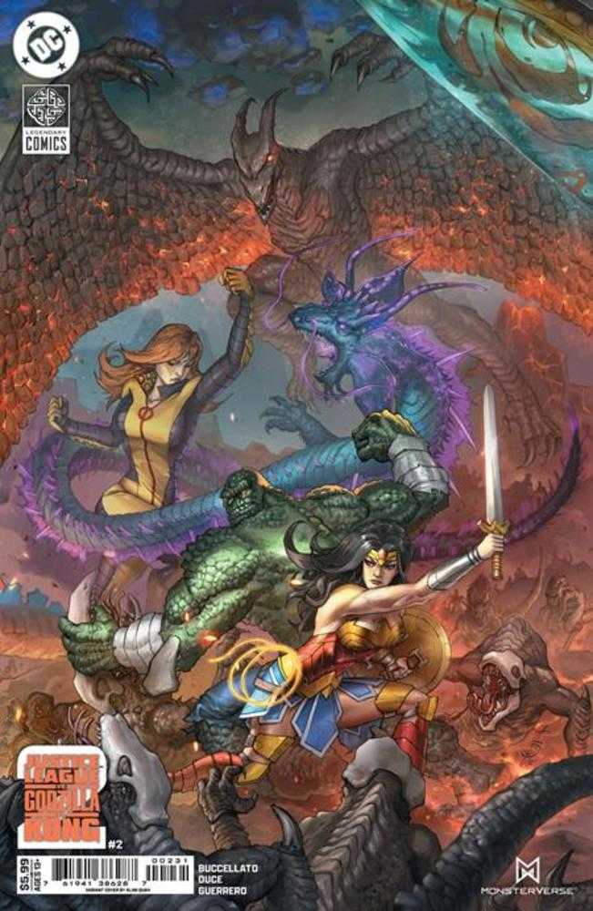 Justice League vs Godzilla vs Kong 2 (2025) #2 (of 7) Cover C Alan Quah Variant