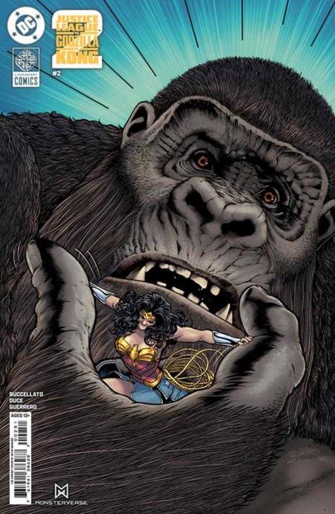 Justice League vs Godzilla vs Kong 2 (2025) #2 (of 7) Cover E Kevin Maguire 1:25 Variant
