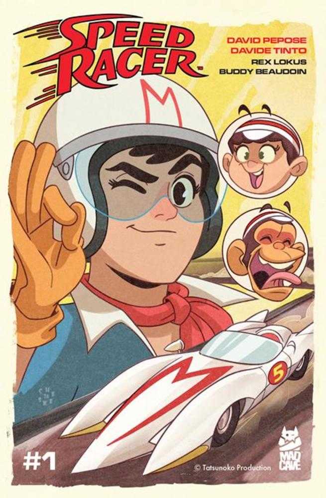 Speed Racer (2025) #1 Cover B Sean Galloway Retro Manga Variant