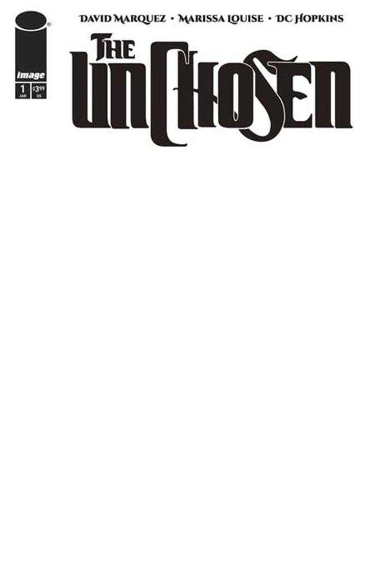 Unchosen (2025) #1 (of 4) Cover E Blank Sketch Variant
