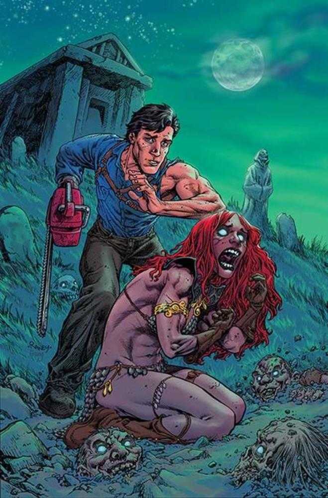 Red Sonja vs Aod #4 Cover E Tom Raney Virgin Metal Premium Variant