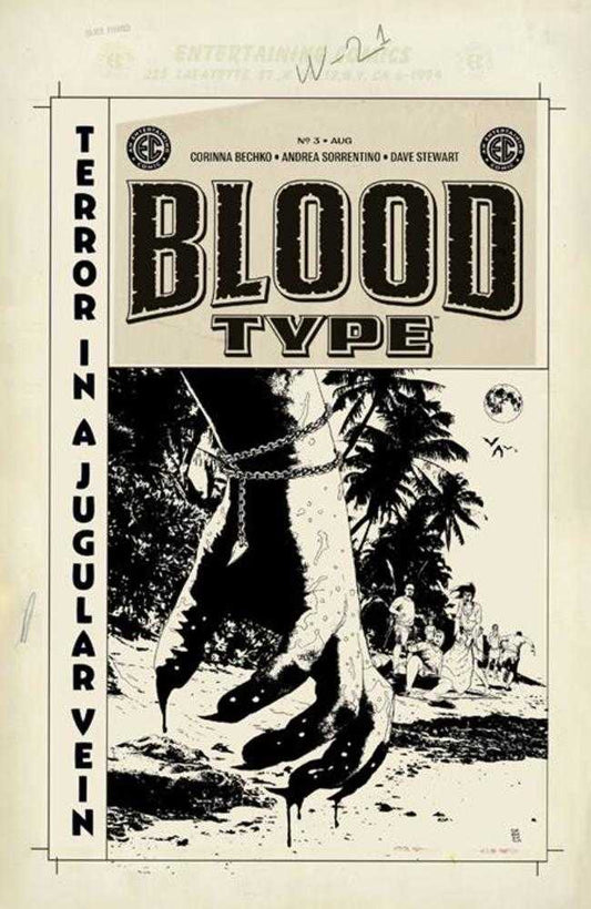 EC Blood Type (2025) #3 (of 4) Cover D Andrea Sorrentino B&W Artist Edition 1:20 Variant