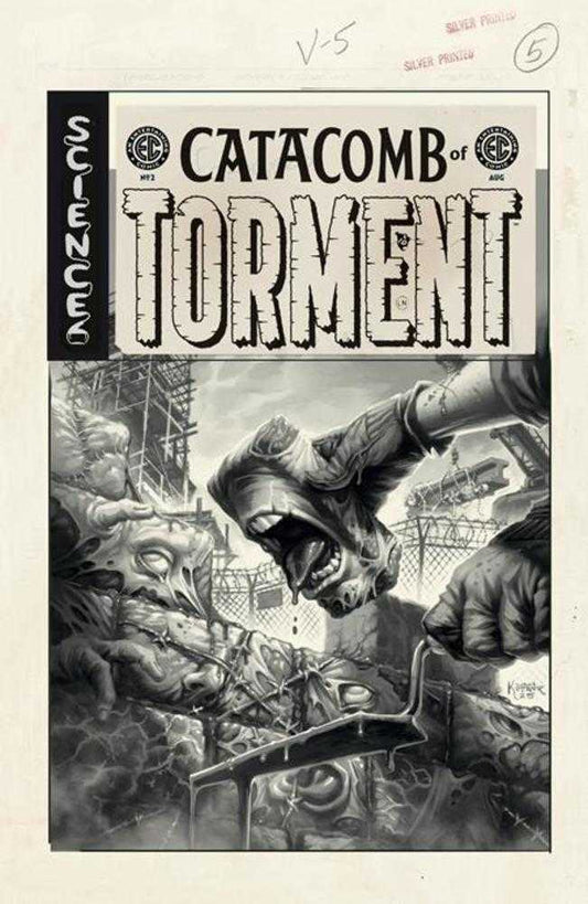 EC Catacomb Of Torment #2 Cover D Lukas Ketner B&W Artist Edition 1:20 Variant