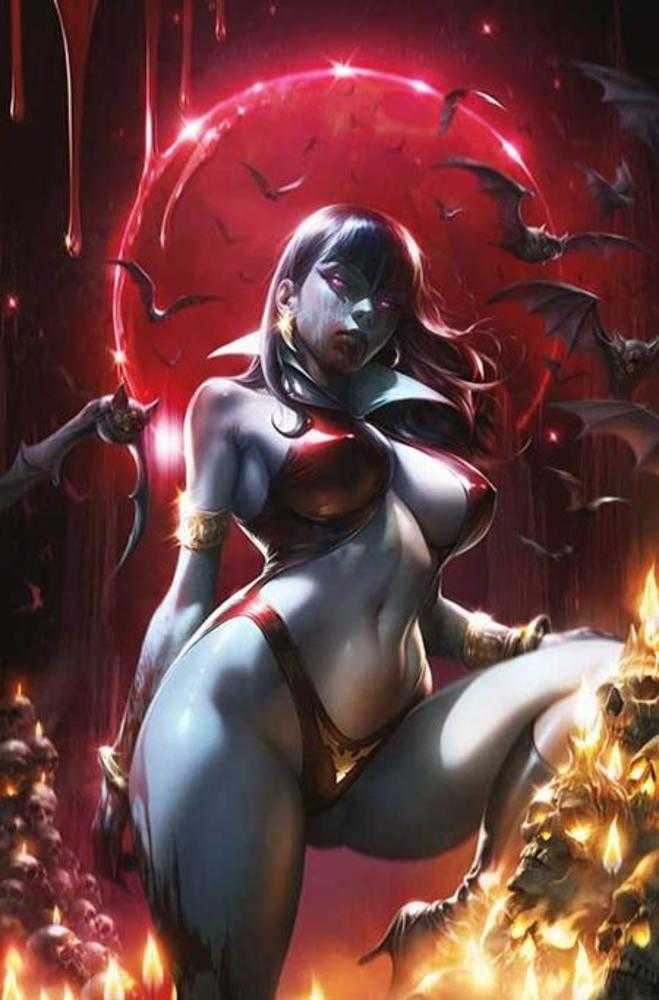 Vampirella Armageddon #2 Cover I Francesco Mattina Metal Full Art Variant