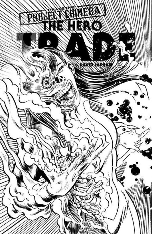 Hero Trade: Project Chimera (2025) #1 (of 2) Cover C David Lapham B&W 1:20 Variant