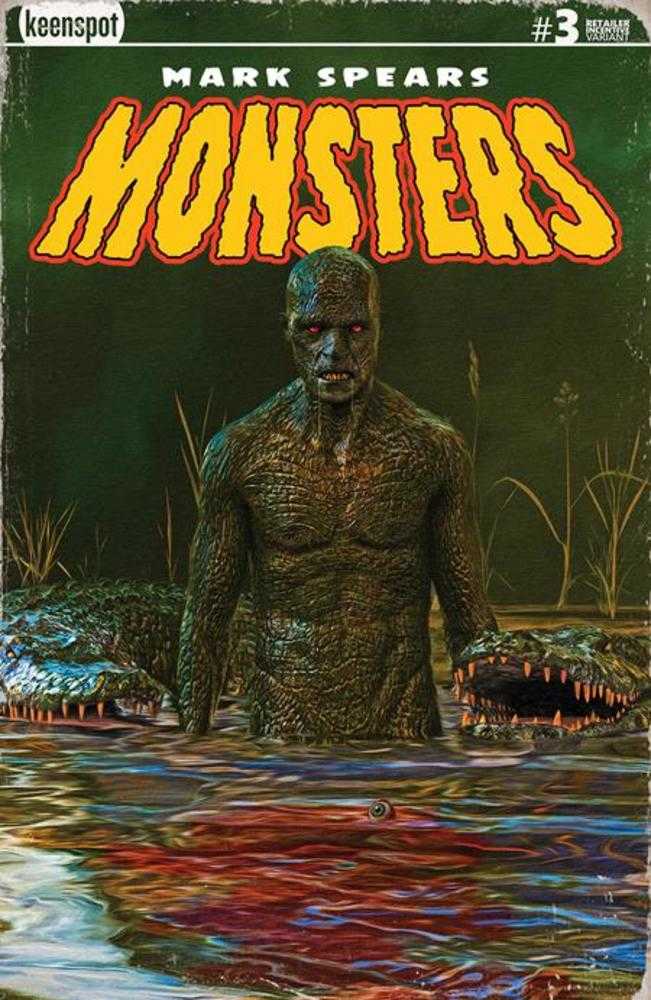Mark Spears Monsters (2024) #3 (2nd Print) Cover B Swamp Things 1:20 Variant