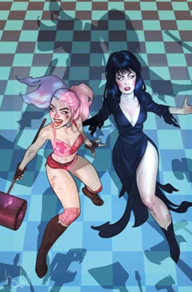Harley Quinn X Elvira #2 Cover L Ben Caldwell 1:10 Virgin Variant