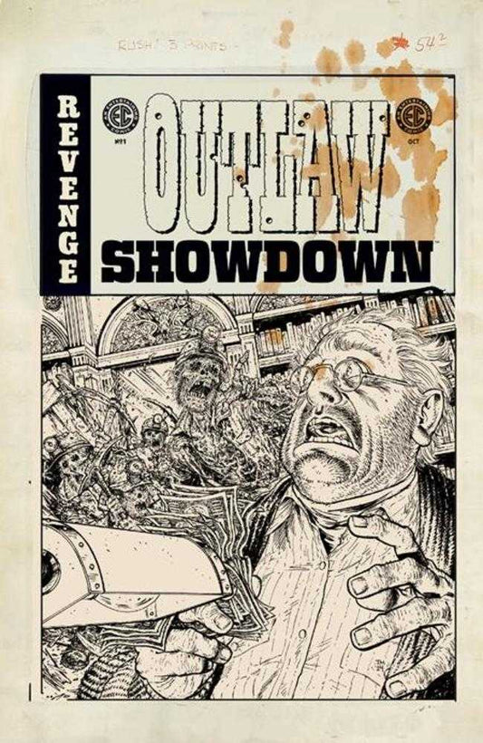 EC Outlaw Showdown (2025) #1 Cover E Tony Moore B&W Artist Edition 1:20 Variant