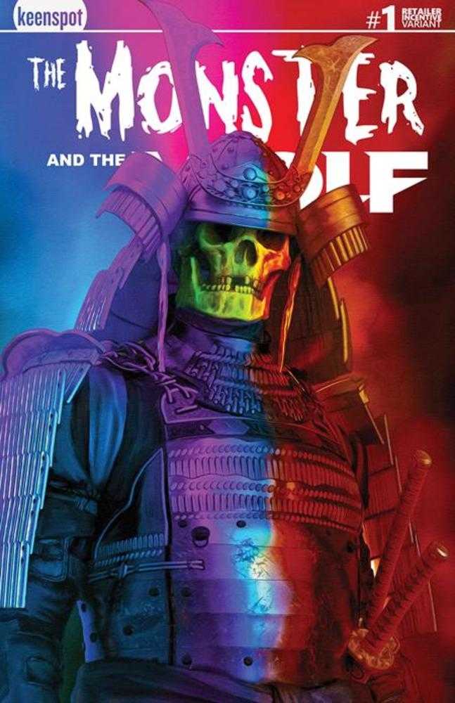 Mark Spears Monsters The Monster & The Wolf #1 Cover B Mark Spears Holofoil 1:250 Variant