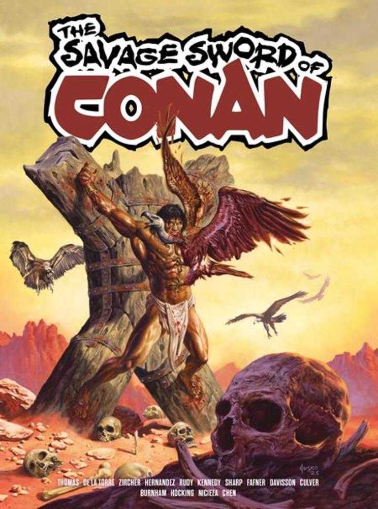 Savage Sword Of Conan Vol 03 TPB Direct Market Edition Joe Jusko Cover (Mature)