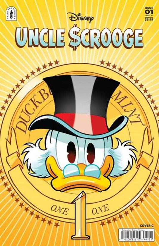 Uncle Scrooge Flintheart Glomgolds Sinister Secret #1 (Of 3) Cover C Andrea Freccero Variant