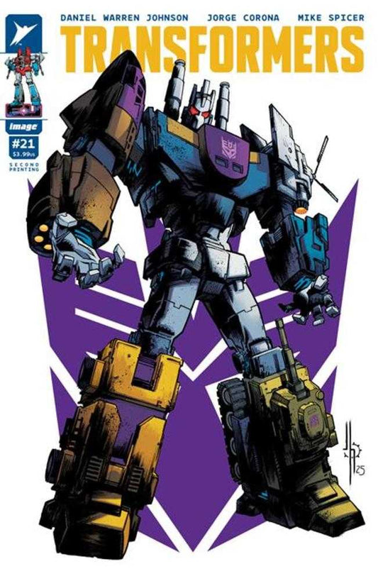Transformers #21 (2nd Print) Cover A Jason Howard Decepticon Cover