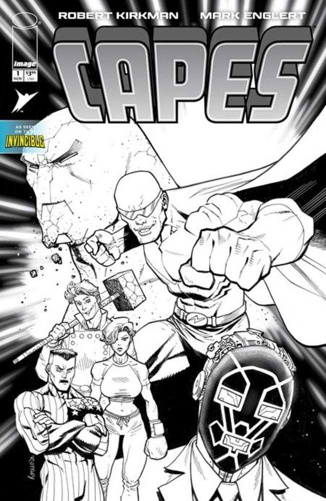 Invincible Universe Capes #1 Cover E Ryan Ottley 1:50 Variant