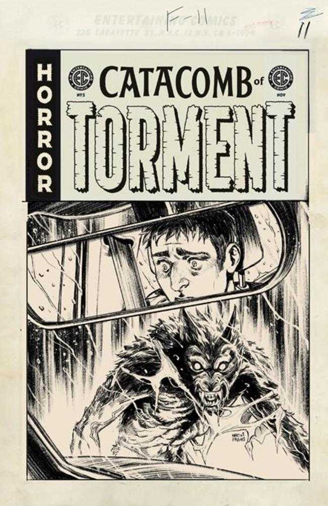 EC Catacomb Of Torment #5 Cover D Naomi Franq B&W Artist Edition 1:20 Variant