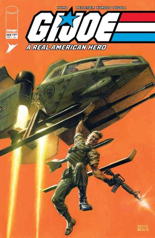G.I. Joe A Real American Hero #322 Cover C Steve Beach Gears Of Joe 1:10 Variant