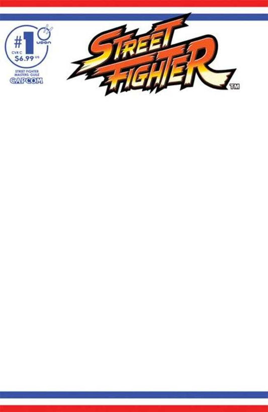 Street Fighter Masters Guile #1 (One Shot) Cover C Blank Sketch Variant